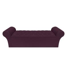 Recamier Baú Calçadeira Chaise Quarto Solteiro 90cm Barcelona - Mance 