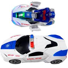 Carrinho Lamborghini Transformers Brinquedo Elétrico LED Som