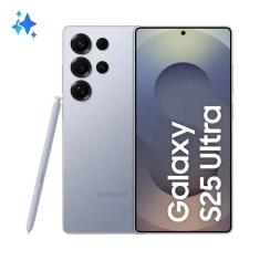 Smartphone Samsung Galaxy S25 Ultra 256GB 5G - Titânio Azul, com Caneta S Pen, Galaxy AI, Câmera Quadrupla 200MP + Selfie 12MP, RAM 12GB, Tela 6.9"