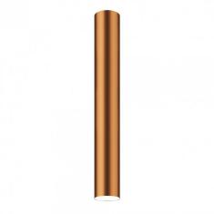 Plafon Viena Tubo 60cm Conti Iluminação Cobre Fosco