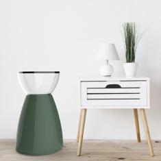 Banqueta Rad Crystal Grifit Verde Alecrim