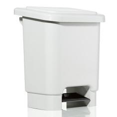 Lixeira Plástica Retangular com Pedal 15 litros - CBL, Laranja