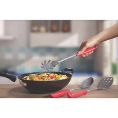 Pegador para Massa Tramontina Utilitá em Nylon com Cabo de Polipropileno Vermelho