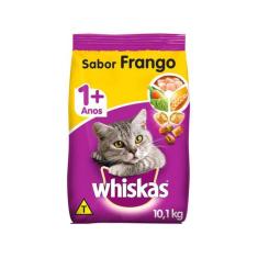Ração Premium para Gato Whiskas Frango - Adulto 10,1kg, Frango, 10,1kg