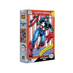 Quebra-cabeça Nano 500 peças - Capitão América - Marvel - Toyster