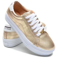 Tenis Casual Feminino Sapatenis Polo Urban Couro Legítimo Confortável-Unissex