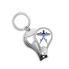 Cortador de unhas padrão tradicional de pipa de cultura chinesa abridor de chave tesoura