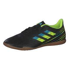 adidas Tênis masculino, Núcleo, preto, ciano brilhante, amarelo solar, 12