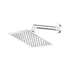 Chuveiro de parede Banheiro DocolSlim 1/2&quot; 17x17cm 81 Crivos Cabeça Articulada Docol