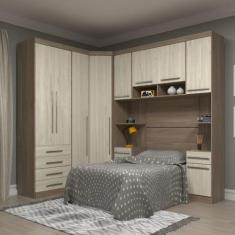 Guarda Roupa Dormitório Modulado Master Solteiro Canto - Roupeiro Luci