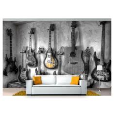 Papel De Parede Instrumentos Musicais 3D Mus23 - Você Decora