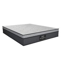 Colchão Casal Gazin Maximus Molas Ensacadas 138x188x24cm Cinza-Branco Suporta até 120Kg por Pessoa