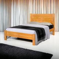 Cama Casal Lara Imbuia Atraente