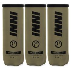Bola de Tênis Inni Grand Clay Premium Pack com 3 Tubos