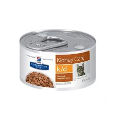 Ração Hill s Prescription Diet k/d Gatos Renal Frango & Vegetais 82g