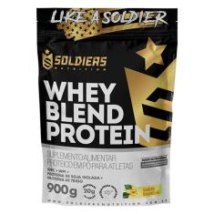 Whey Blend Protein Concentrado e Isolado (Baunilha) - 900g - Soldiers 