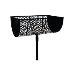 Lixeira De Rua Modelo Tela Moeda De 60cm