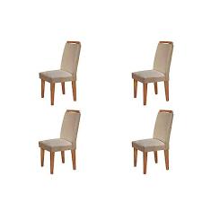 Conjunto Com 4 Cadeiras Athenas Rufato