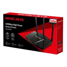 Roteador Mercusys Wireless Mw330Hp 300Mbps 3 Antenas, Preto