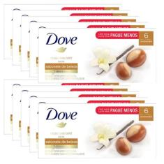 Kit Sabonete Em Barra Dove Karité 90g 6 Sabonetes - Com 10 Unidades