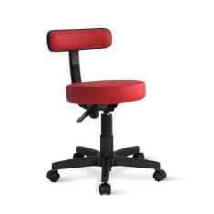 Cadeira Mocho Patti Giratória Universal - Flex Cadeiras, Vermelho