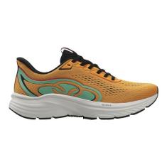 Tênis Olympikus Veloz 3 Masculino Original, 38, Laranja, Preto, Mascul