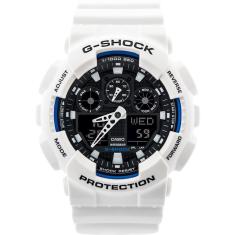 Relógio Casio G-Shock Branco Masculino GA-100B-7ADR