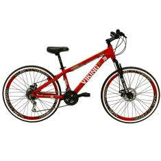 Bicicleta Aro 26 Vikingx 21v Alumínio Freeride Freio A Disco