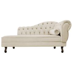 Diva Recamier Diana 185cm Lado Esquerdo Corano Bege