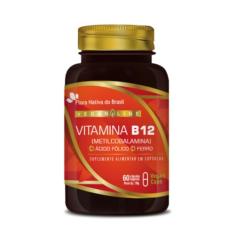 Vegan Vitamina B12 + Ácido Fólico + Ferro 60 Cáps Flora Nativa