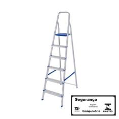 Escada Alumínio 6 Degraus - MOR