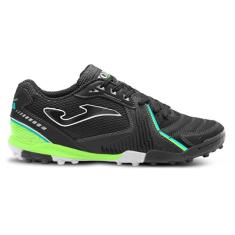 Chuteira de Society Joma Dribling Preto/Verde Tamanho 38