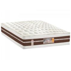 Colchão Castor Casal Silver Star Air Double Face Híbrido 138x188x34cm,