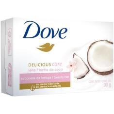 Sabonete Dove Delicious Care Leite de Coco - 90g, 1, 90 gramas