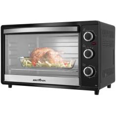Forno Elétrico Britânia 36L Dupla Resistência 1500W BFE41P 110V, Preto
