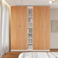 Guarda-Roupa Modulado 4 Portas 3 Peças Hera CabeCasa MadeiraOriginals 