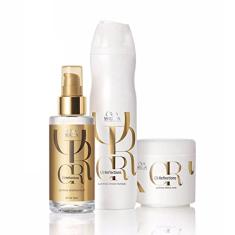 Kit Shampoo 250Ml Máscara 150Ml E Oil Reflections 100Ml Wella