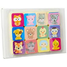 Banho Divertido - Memória - Animais, Lider Brinquedos