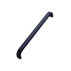 4/6/8/10/12 polegadas ouro preto prata alumínio alças armário da porta da cozinha maçanetas retas puxadores ferragens de móveis, 160mm sólido, preto, 1 peça