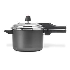 Multiflon Panela de Pressão Antiaderente Quartzo 4,5 l Preto Linha Versátil
