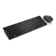 Teclado e Mouse sem Fio 2.4 Ghz Multimídia Preto Usb Slim - Tc202 - Multilaser