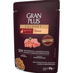Ração Úmida GranPlus Gourmet Sachê para Gatos Filhotes Sabor Frango - 