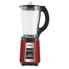 Liquidificador Philco Smart Control PLQ2000 600W, Vermelho, 110V