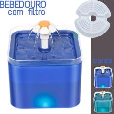 Bebedouro Automático Fonte Com Filtro 2 Litros Cães Gatos - Komala