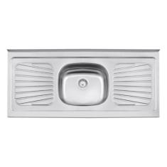 Pia de ApoioTramontina New Raggi 40 em Aço Inox 120x52 cm