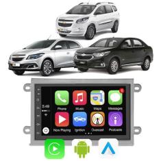Kit Multimidia Android Onix 2013 - 2019 7 Pol Carplay  Wifi Youtube  -