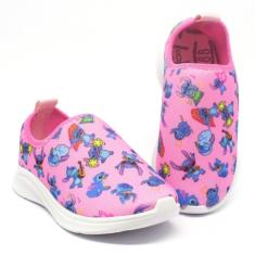 Tênis Infantil Menina Calce Fácil Estampa Divertida Escolar-Feminino