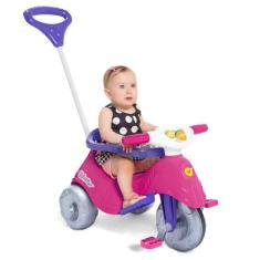 Triciclo Infantil Com Empurrador E Protetor 1-3 Anos Lelecita Calesita