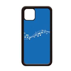 Capa Blue Music Movg 5-le Staff para iPhone 12 Pro Max para Apple Mini Mobile Case Shell