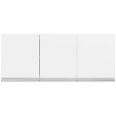 Armário Aéreo Cozinha Adriana 3 Portas 120 Cm Branco